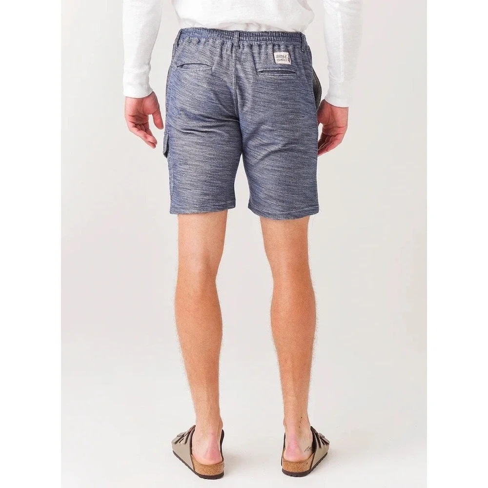 Johnnie-O Men's Size XL Boardy Lounger Shorts‎ Wake Blue Terry Cloth 8